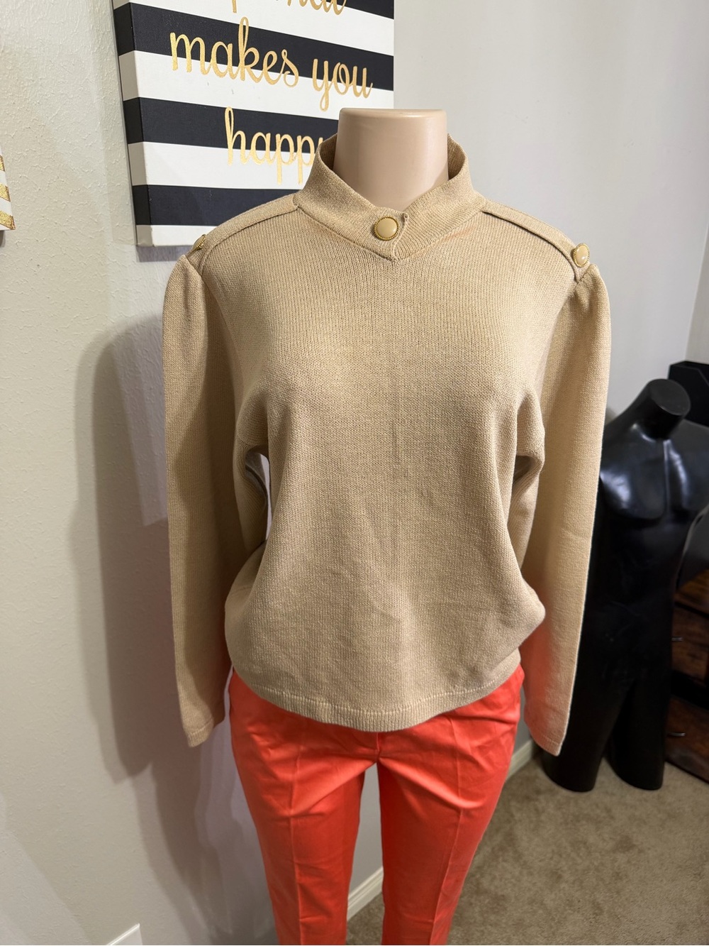 Vintage St. John by Marie Gray Santana knit pullover sweater